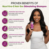 Nzuri Kra-Z Hair Gro Stimulating Growth Shampoo 8 oz