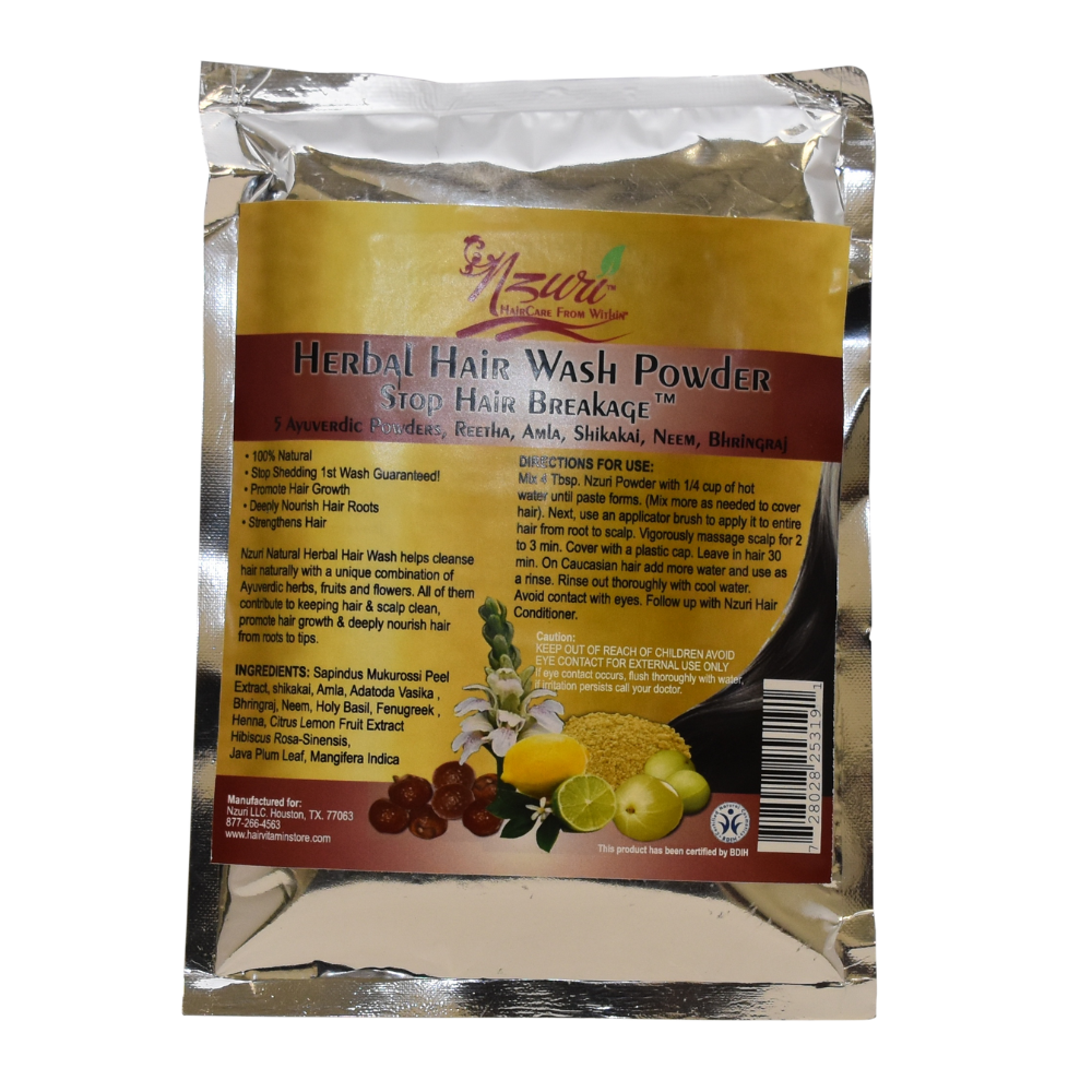 Nzuri Hair Wash Powder Stop Hair Breakage 8oz
