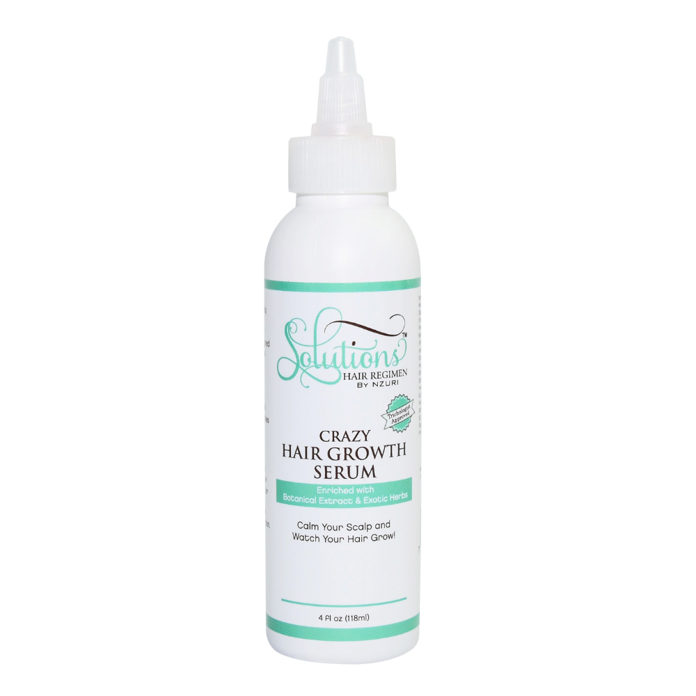 Nzuri Solutions Hair Regimen Crazy Hair Growth Serum 4oz