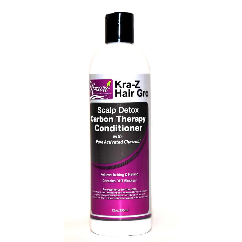 Nzuri Kra - Z Hair  Scalp Detox Carbon Therapy Conditioner Seborheic Dermatits 12oz
