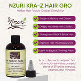 Nzuri Hair Follicle Food 61- Ancient Miracle Hair Growth Oil™ 4oz.